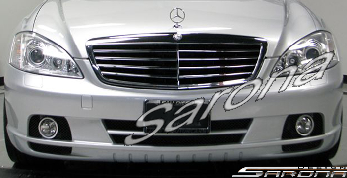 Custom Mercedes S Class Front Bumper  Sedan (2007 - 2010) - $650.00 (Part #MB-022-FB)